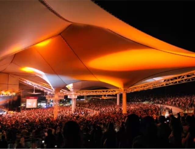Keith Urban, Chase Matthew & Alana Springsteen at Cynthia Woods Mitchell Pavilion