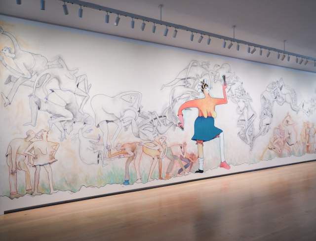 Wall Drawing Series: Gladys Nilsson