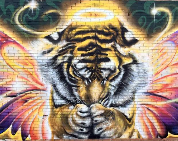 Angelic Tiger Mural