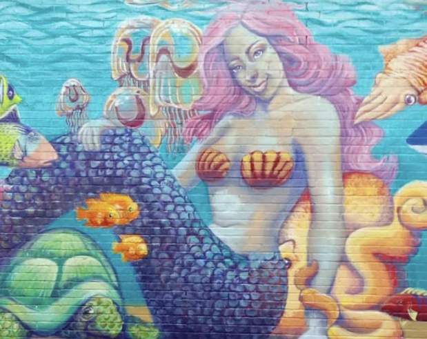 Mermaid Mural