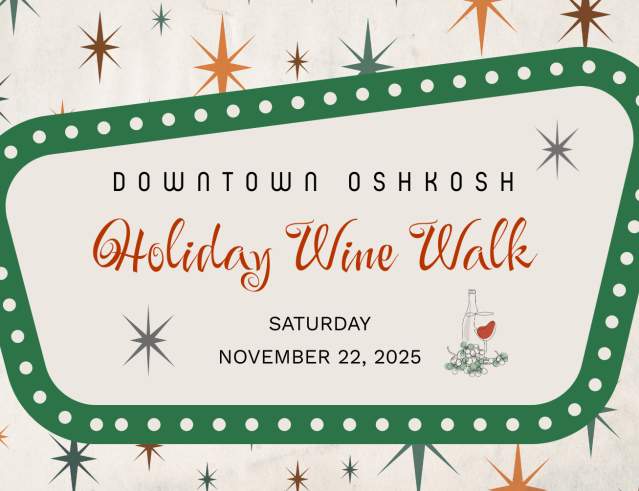 Downtown Oshkosh Holiday Wine Walk