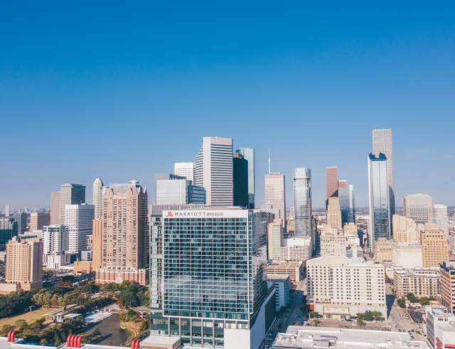 Downtown Skyline with Marriott