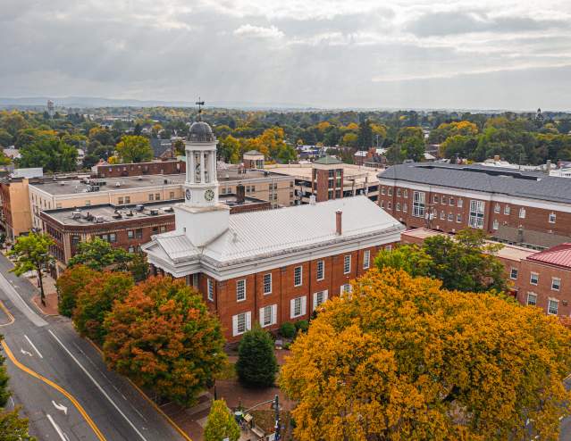 Downtown Carlisle Drone