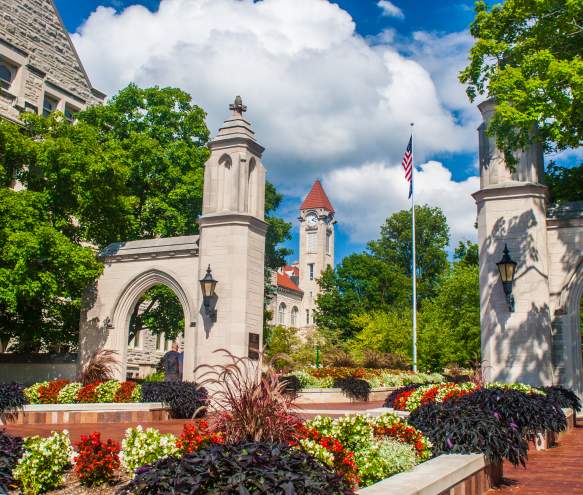 IU's Sample Gates during a sunny summer day