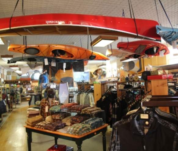 Kayaks and outdoor gear at JL Waters