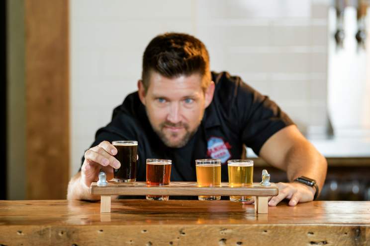 Ivanhoe Park Brewing Company glenn flight
