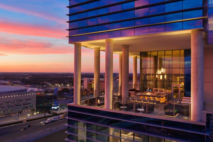 AC Hotel by Marriott Orlando  drone exterior