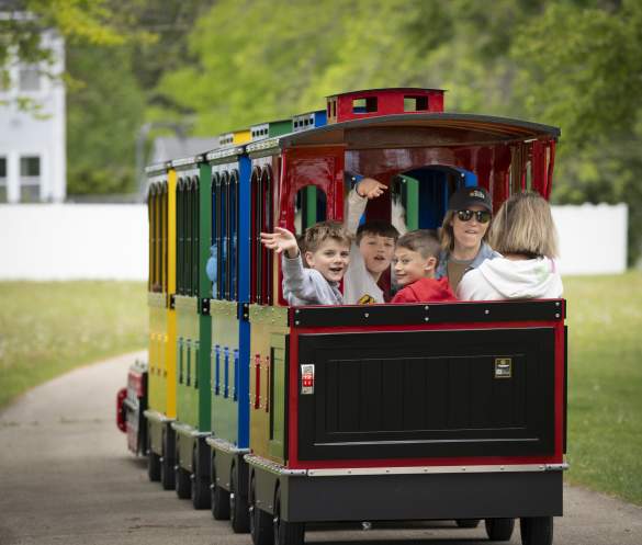 NEW Train at Menominee Park and Zoo in Oshkosh, Wisconsin