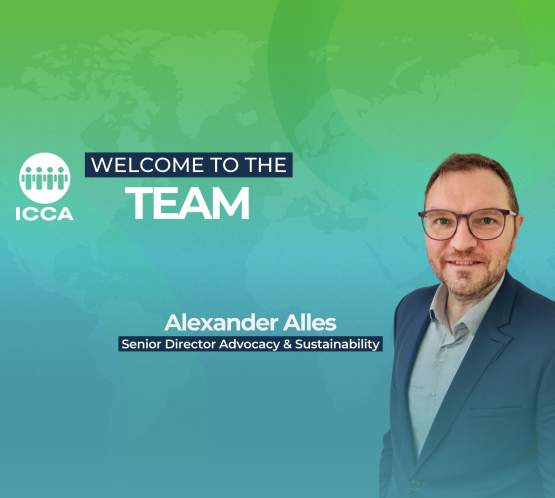 ICCA Welcomes Alexander Alles as Senior Director Advocacy and Sustainability