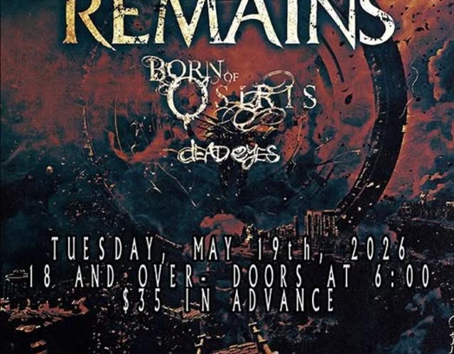 All That Remains wsg/ Born of Osiris & Dead Eyes