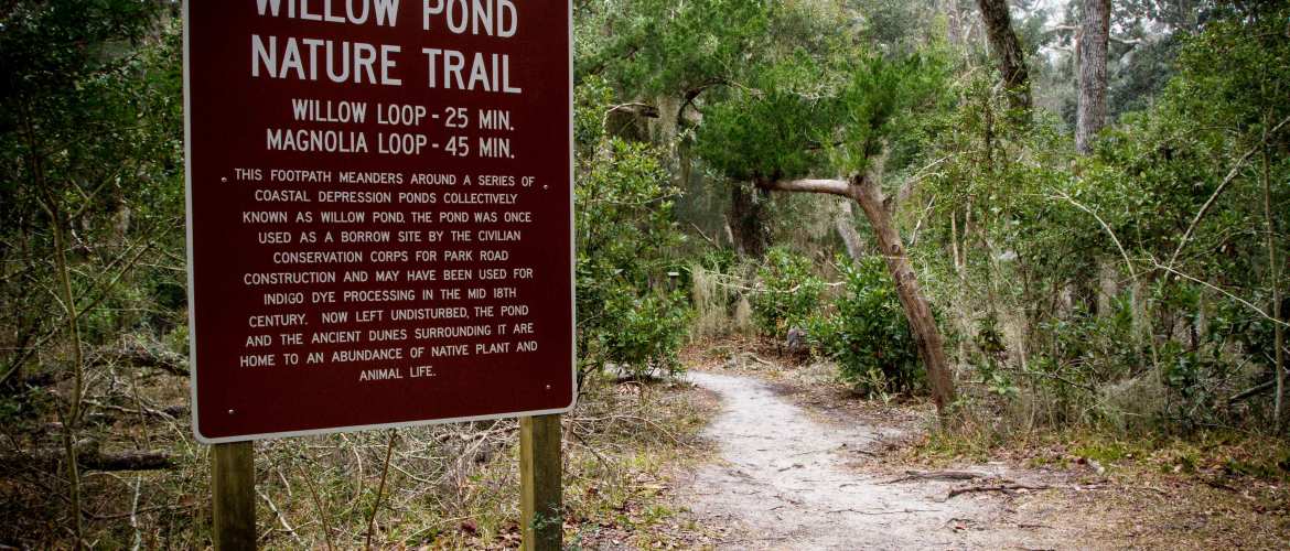Willow Pond Nature Trail, in Fort Clinch State Park