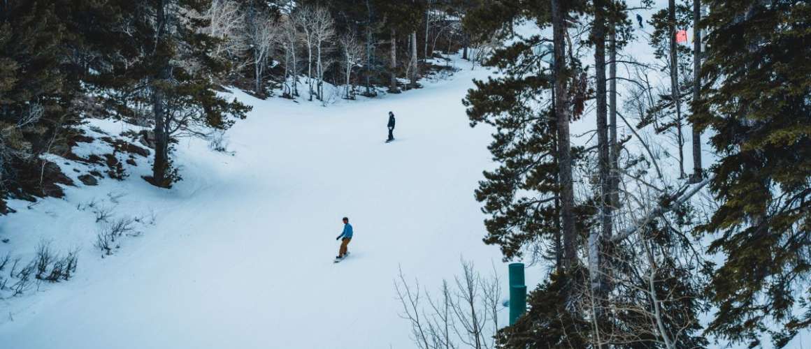 Snowboarding at Hogadon