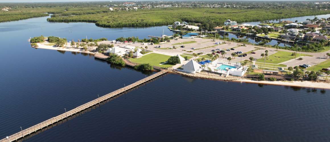 Aerial Port Charlotte Beach Park