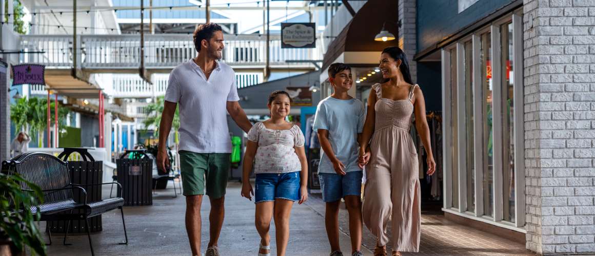Family at Fishermen's VIllage