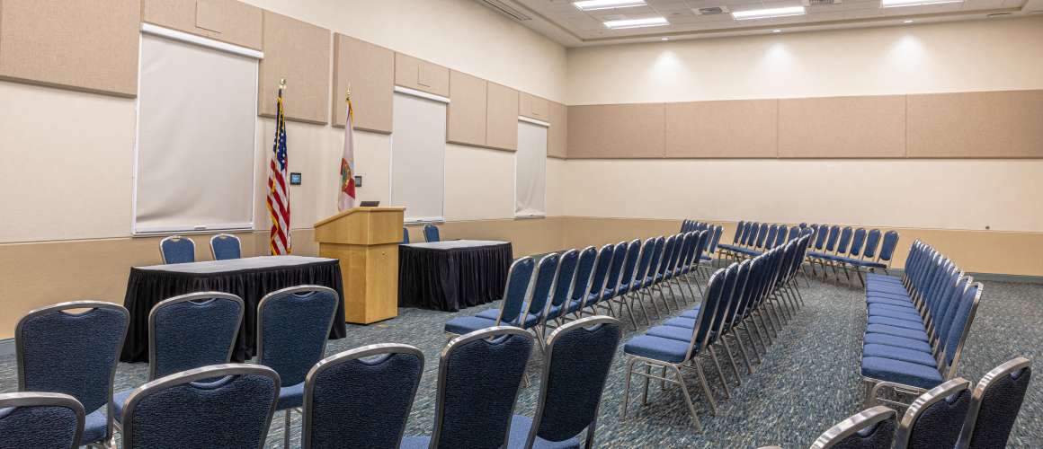 Peace River Meeting Room Theater Setup
