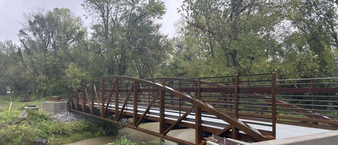 Newly constructed bridge located on the Buffalo Connector