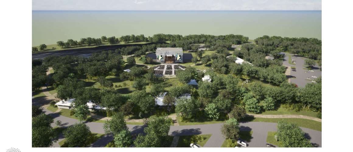 Outdoor Venue Rendering  aerial