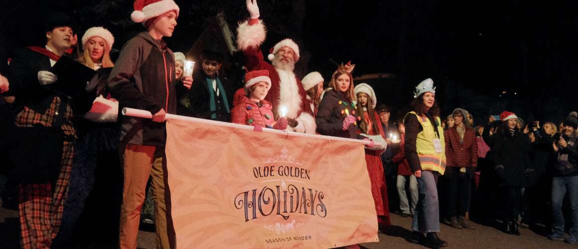 Candlelight Walk 2024 Santa