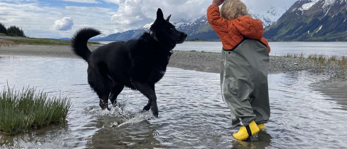 Eddy & Stella at the Beach