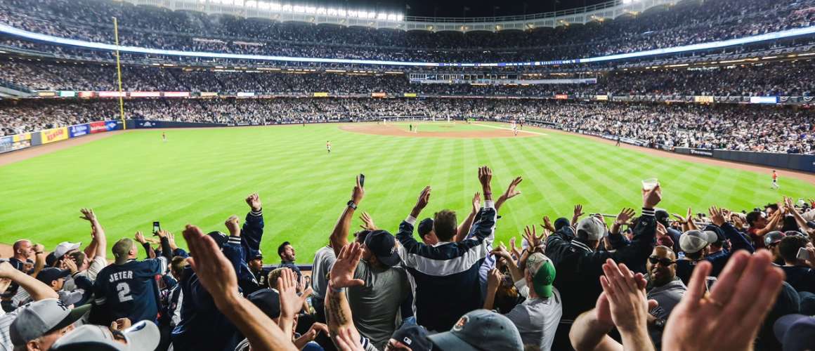 Nightime Game at Yankees Stadium