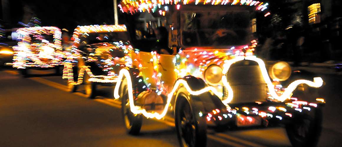Float at Dorothy Young Memorial Electric Light Parade