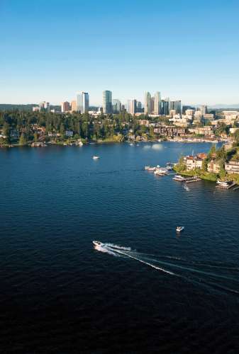 Bellevue Downtown Lake Washington Skyline