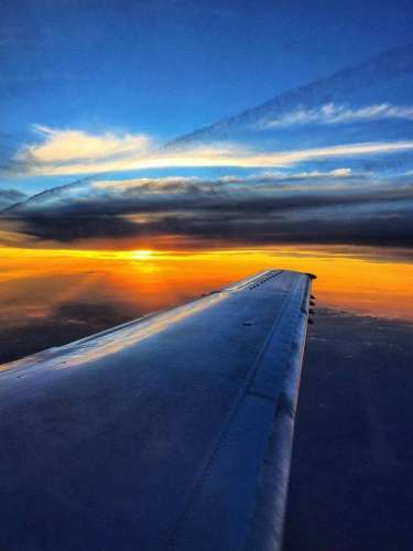 Contour Airlines Sunset