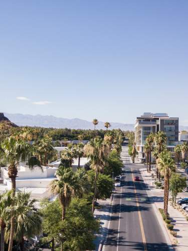 Aerial Photo of Downtown Palm Springs