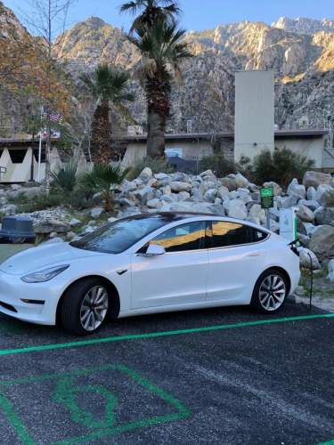 EV Charging Station at Palm Springs Aerial Tramway