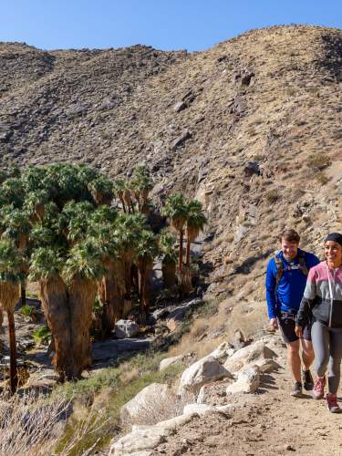 Hiking in Indian Canyons