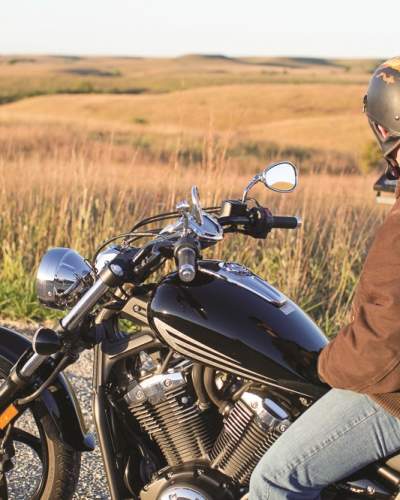 Riding through the Flint Hills