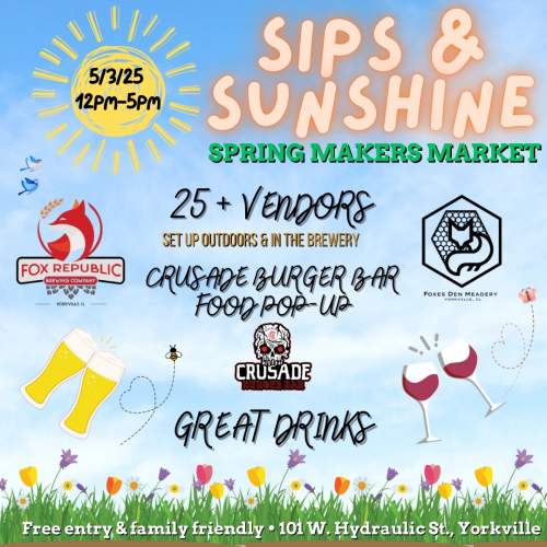 Sip & Sunshine Spring Makers Market @ Fox Republic Brewing Co.