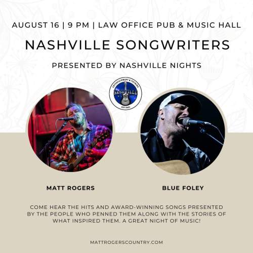 Matt Rogers & Blue Foley at The Law Office Pub & Music Hall - Yorkville