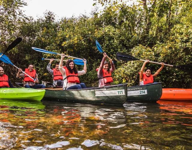 Group Canoeing