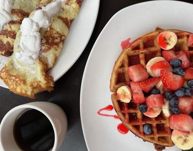 Dali's Cafe Waffles and Crepes Bird's Eye View