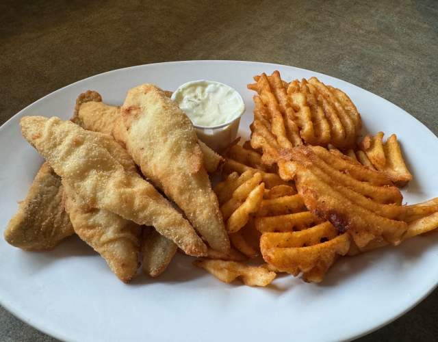 Fried perch at Green Street in Manitowoc
