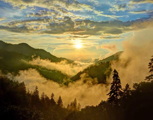 Smoky Mountain Sunset