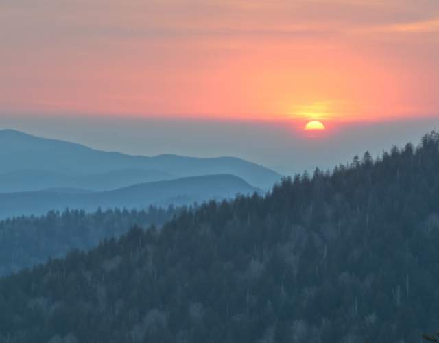 Clingmans Dome Sunset