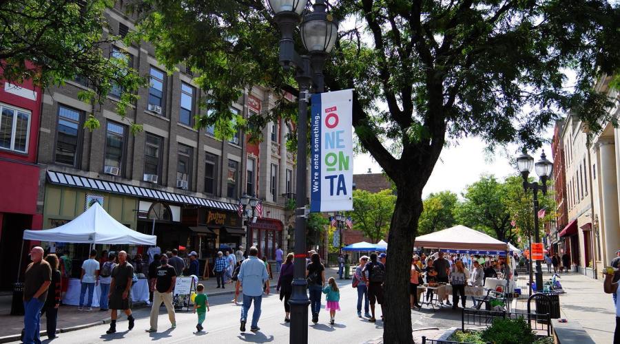 City of the Hills Festival, downtown Oneonta NY