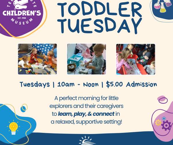 Toddler Tuesday at the Terre Haute Children's Museum