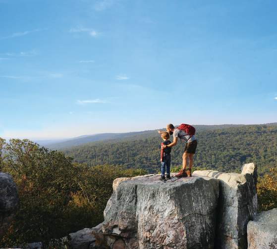 A hike at Catoctin Mountain Park above Thurmont, MD