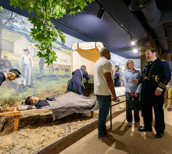 Visitors at the National Museum of Civil War Medicine