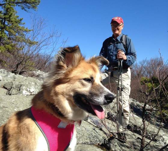 Dog and Hiker in Frederick