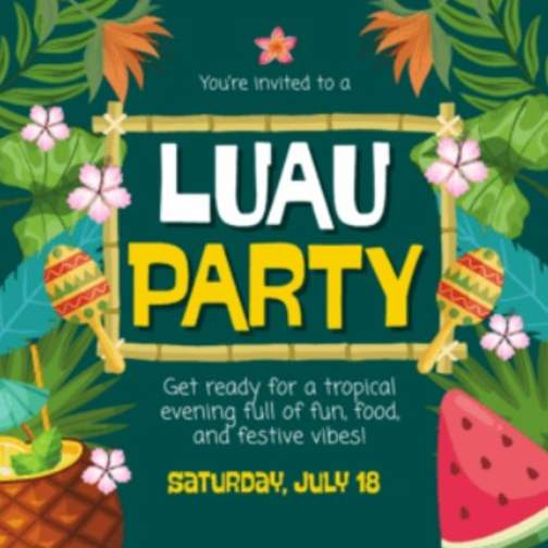 Luau Party at West Boggs Lake
