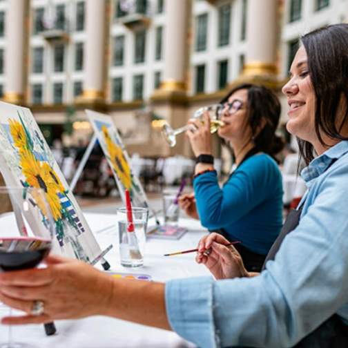 Wine & Canvas at West Baden Springs Hotel