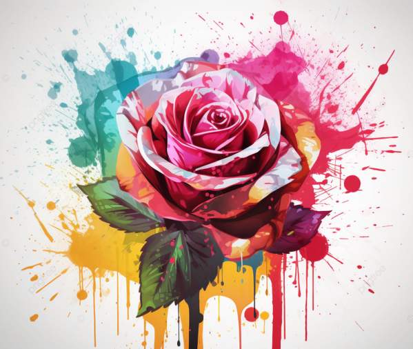 Romantic Watercolor Painting