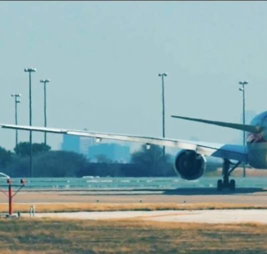 Plane at FWCVB DFW Airport in Fort Worth, TX