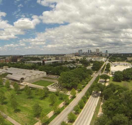 Cultural District Drone Kimbell Kahn