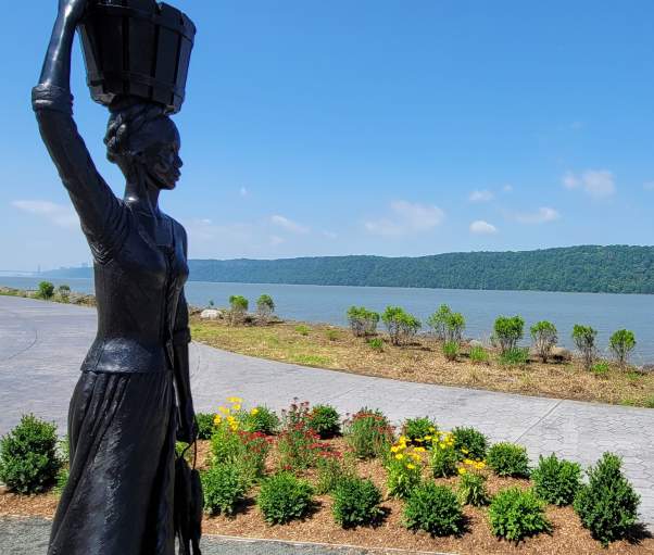Cropped Enslaved Africans' Rain Garden
