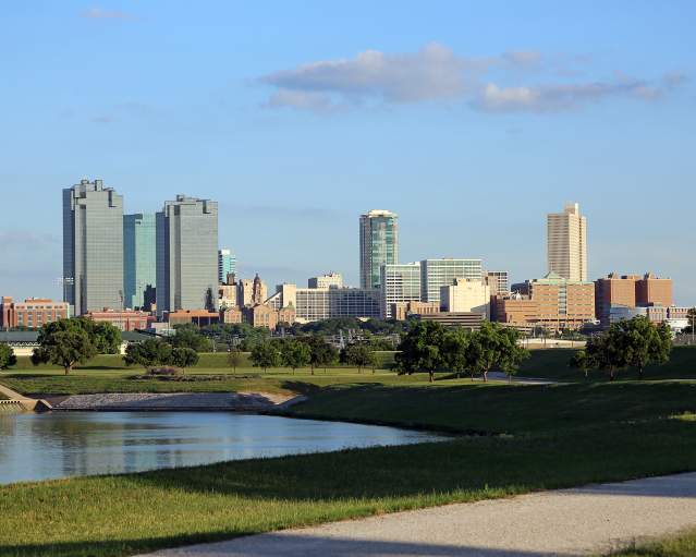 Trinity Trails river skyline